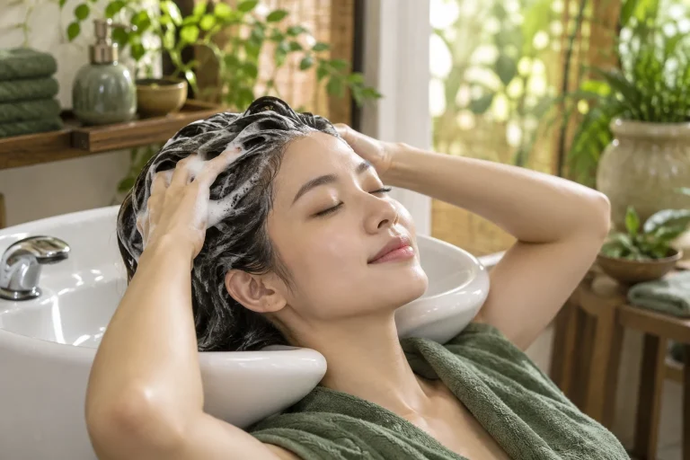 Hướng dẫn massage da đầu khi gội tóc