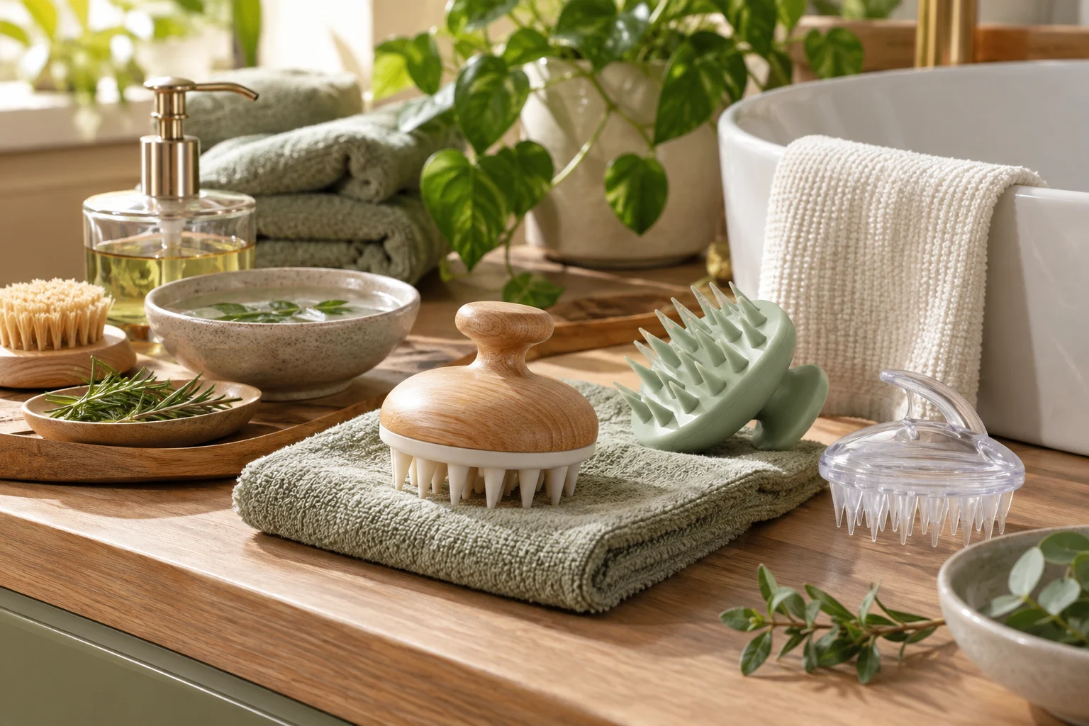 Dụng cụ massage da đầu: cách chọn và vệ sinh