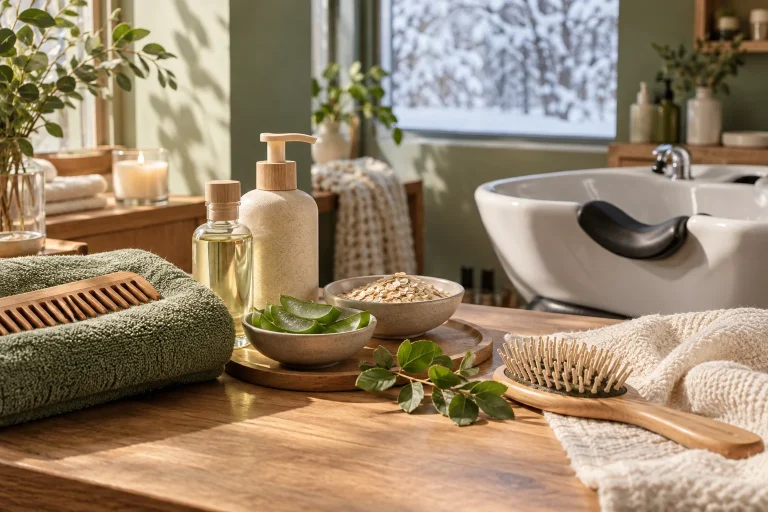 Da đầu bong vảy vào mùa lạnh: cách điều chỉnh thói quen