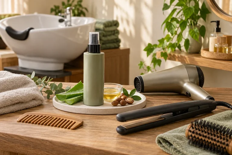 Sản phẩm chống nhiệt cho tóc hoạt động ra sao?