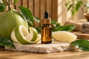 Tinh dầu bưởi chăm sóc tóc không nhãn