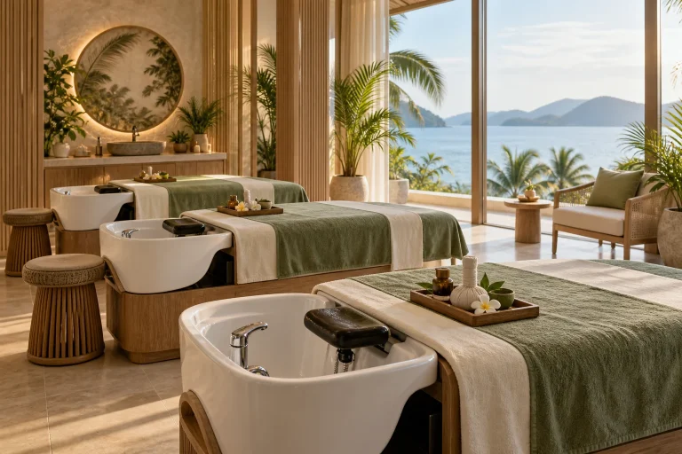 Không gian gội đầu dưỡng sinh tại Khánh Hòa