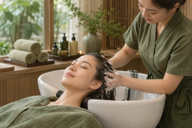 Dịch vụ gội đầu dưỡng sinh chuyên nghiệp